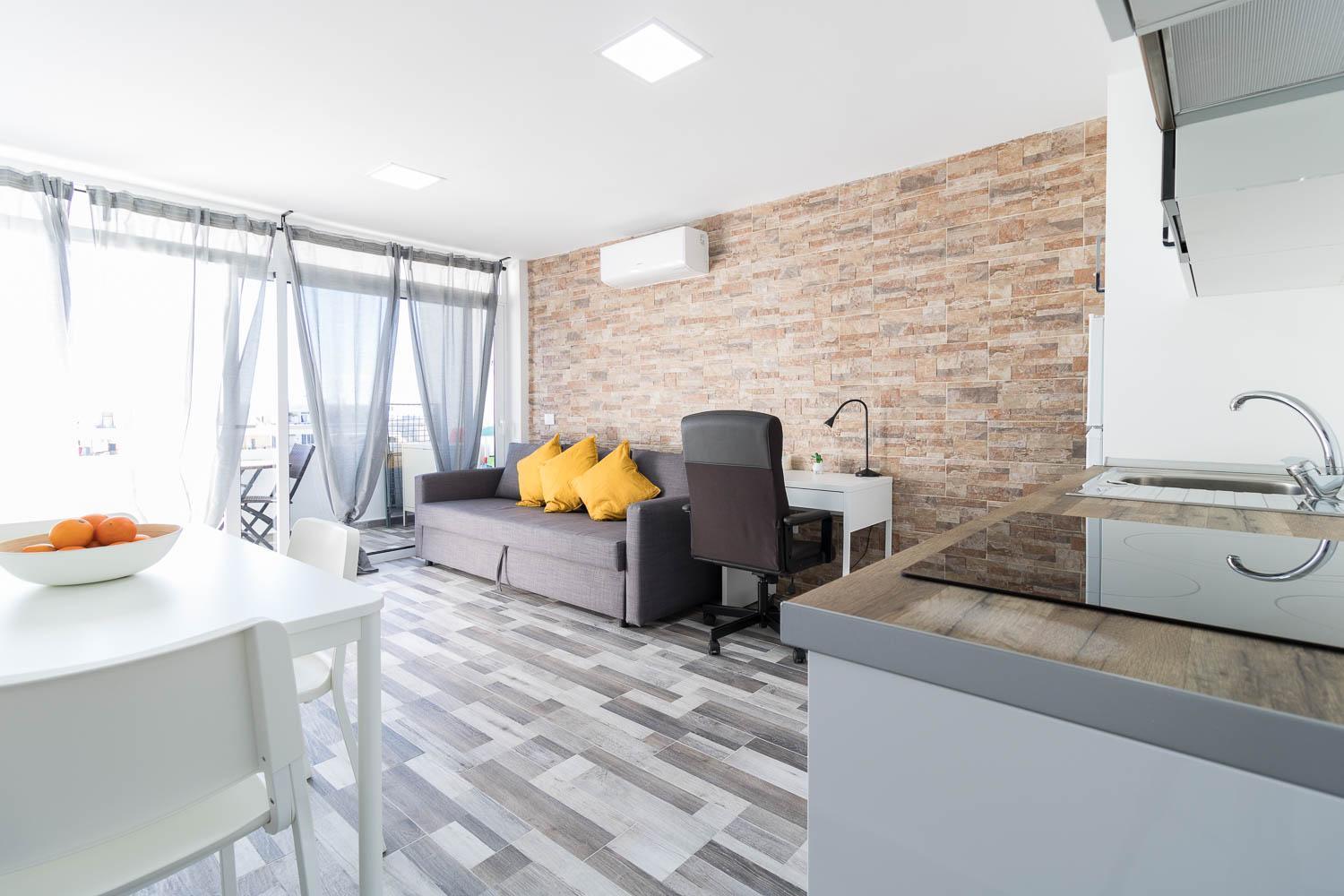 Blue Sky, Apartamento Vista Oceano بلايا ديل إنغلز المظهر الخارجي الصورة